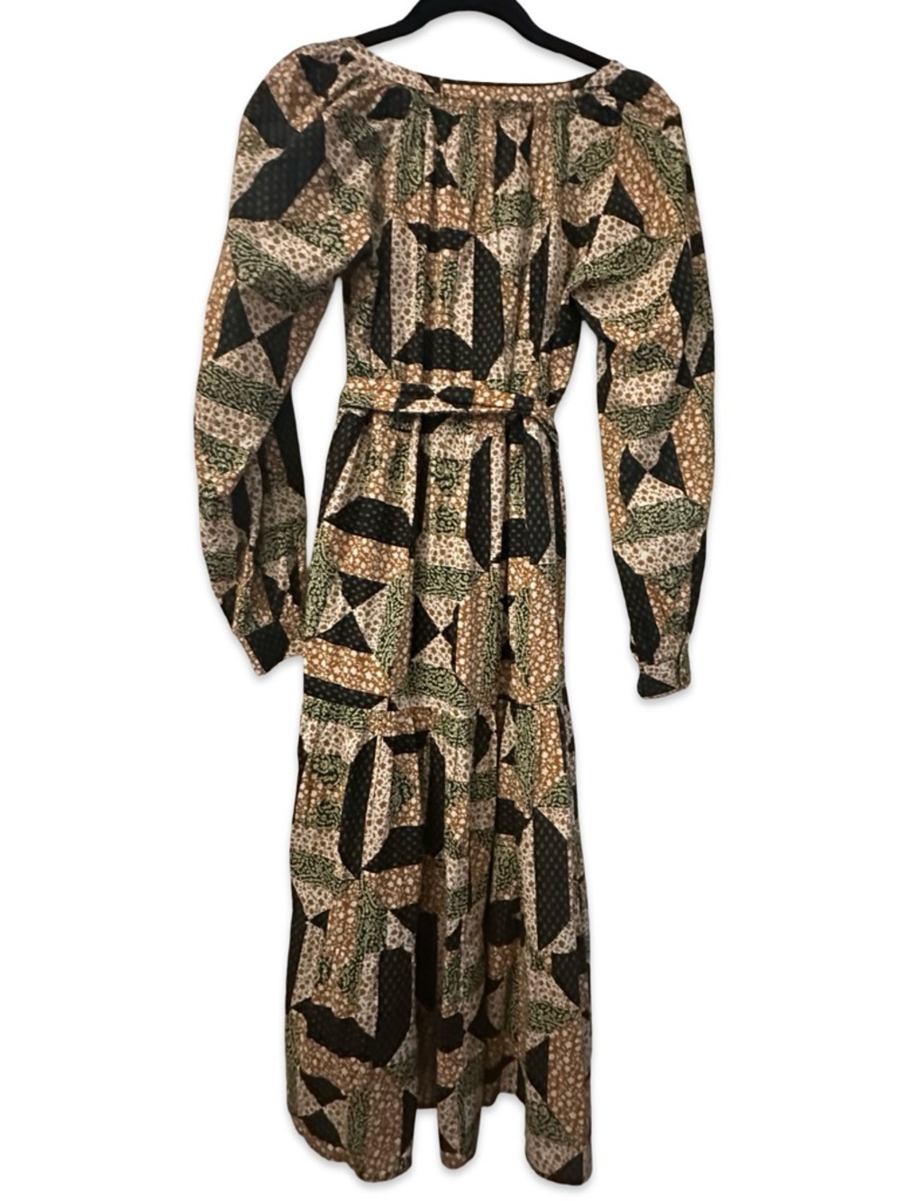 SEZANE Yuliana Dress size 2/EU 34 Boho Coastal cowgirl maxi Dress - Picture 9 of 12
